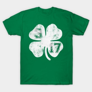 Vintage 3/17 St Patrick's Day Shamrock T-Shirt